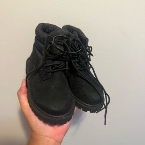 Timberland Kids Black Boots size US 6
